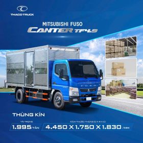 XE TẢI CANTER TF4.9 THÙNG KÍN